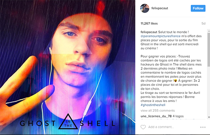 TANKE Agency hacke des comptes d’influenceurs pour le film Ghost in the Shell