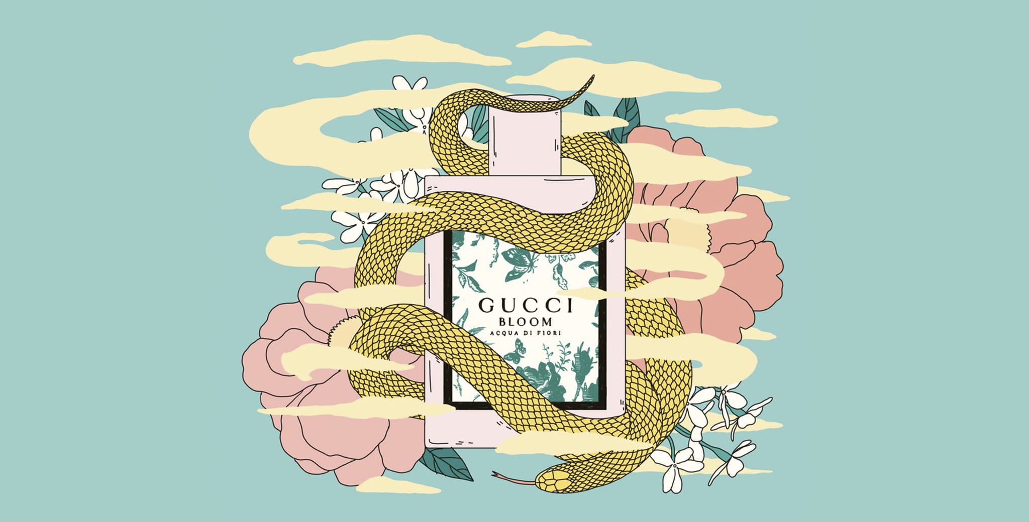 gucci blooms wallpaper