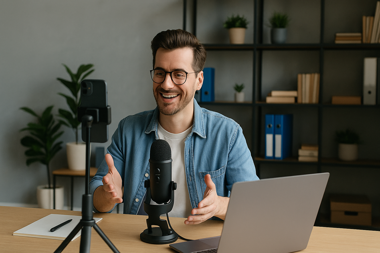 Influencer creating content for a brand – influencer marketing